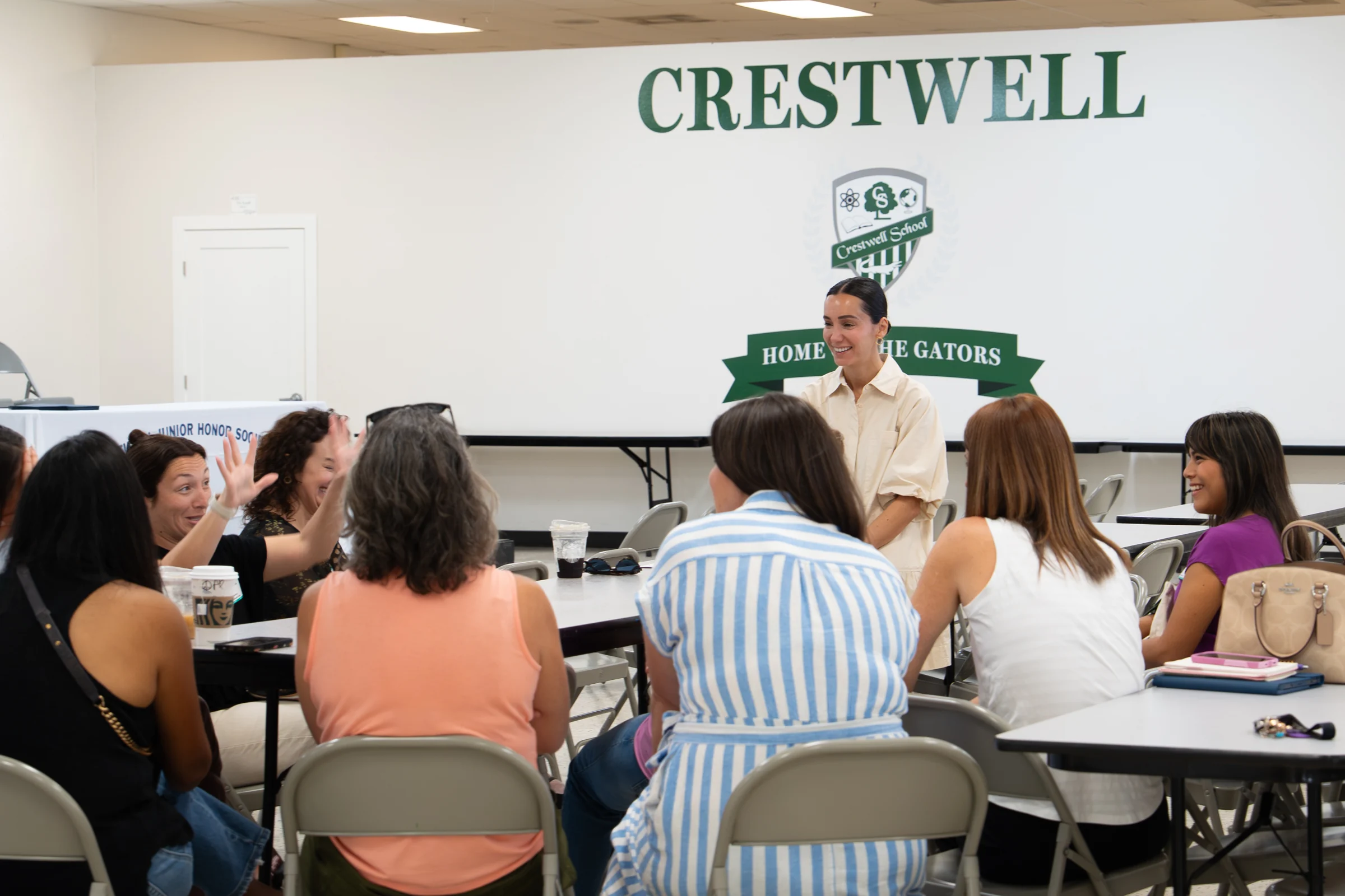A parent meeting at one of our schools